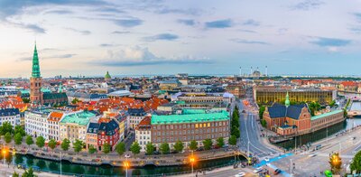 Autobusový poznávací zájazd Škandinávsky okruh Dánsko výhľad na Kodaň z paláca Christianborg