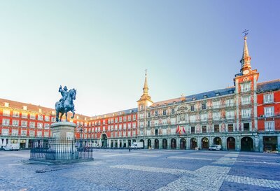 CK Turancar, Letecký poznávací zájazd, Španielsko, Madrid, hlavné námestie Plaza Mayor