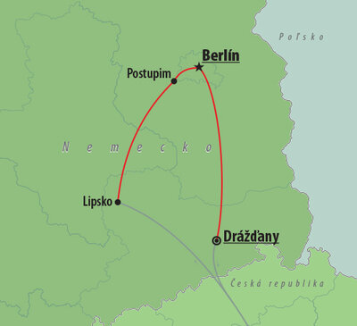 CK Turancar, AUtobusový poznávací zájazd Lipsko, Postupim, Berlín, Drážďany