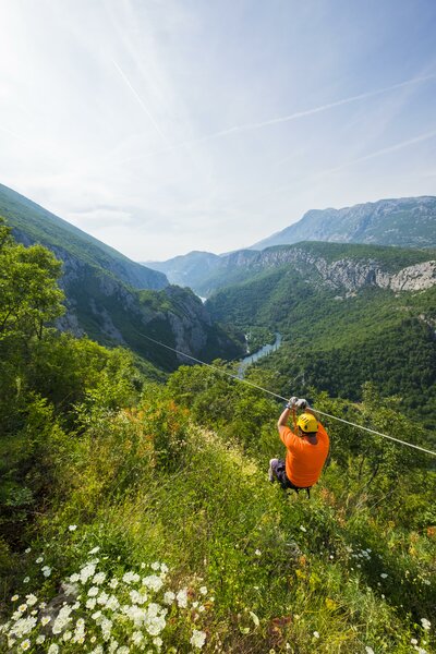 Penzión Rogač - zip line -  autobusový zájazd CK Turancar - Chorvátsko - Omiš (Duće)