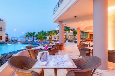 Hotel Porto Platanias beach-Kréta-Platanias-letecký zájazd CK Turancar-reštaurácia