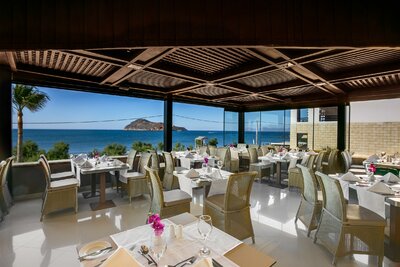 Hotel Porto Platanias Beach - reštaurácia - letecký zájazd CK Turancar - Kréta, Platanias