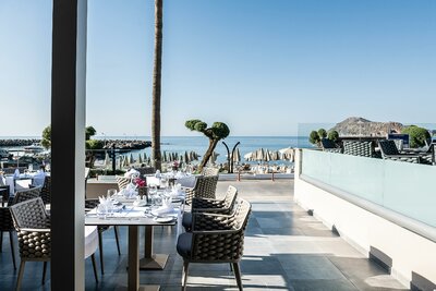 Hotel Porto Platanias beach-Kréta-Platanias-letecký zájazd CK Turancar-reštaurácia
