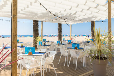 Royal Sun - bar na pláži,  letecký zájazd CK Turancar, Španielsko, Santa Susanna