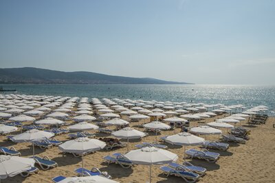 Hotel Melia Sunny Beach - pláž - letecký zájazd Ck Turancar - Bulharsko