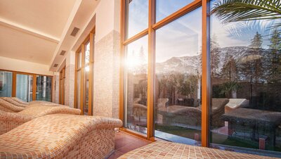 Hotel Družba - výhľad z wellnessu - indivudálny zájazd CKTurancar - Slovensko, Demänovská Dolina