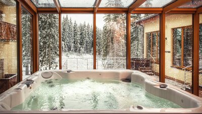 Hotel Družba - výhľad z wellnessu - indivudálny zájazd CKTurancar - Slovensko, Demänovská Dolina