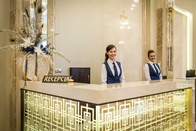 SPA Royal Palace - recepcia -  individuálny zájazd CK Turancar - Slovensko, Turčianske Teplice