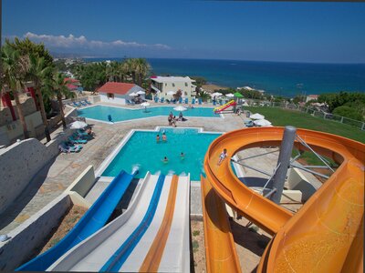 Hotel Rethymno Mare - aquapark - letecká doprava CK Turancar - Kréta, Skaleta