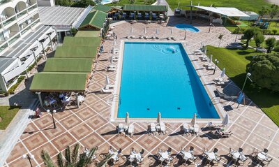Hotel Apollo beach - bazén - letecký zájazd CK Turancar (Rodos, Kolymbia)