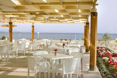 Hotel Paradise Village - plážový bar - letecký zájazd CK Turancar (Rodos, Kallithea)