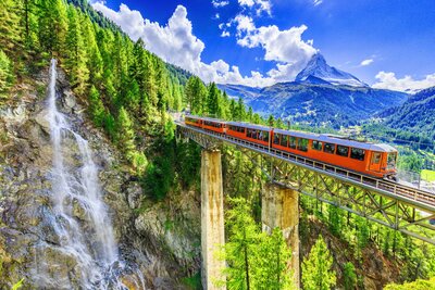 CK Turancar, autobusový poznávací zájazd, Švajčiarsky okruh, Klein Matterhorn, železnica Zermatt
