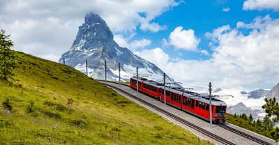 Autobusový poznávací zájazd, Švajčiarsky okruh, Klein Matterhorn, železnica Zermatt