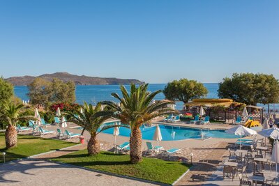 Hotel Sea Side - letecký záber -letecký zájazd CK Turancar-Kréta-Kato Stalos