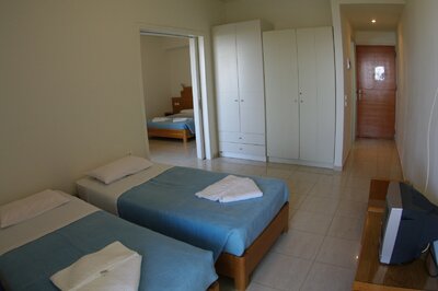 Hotel Elefteria-rodinná izba-letecký zájazd CK Turancar-Kréta-Agia Marina