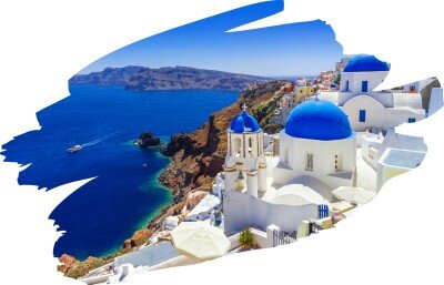 Letecký poznávací zájazd Atény-Santorini-Kréta, leták