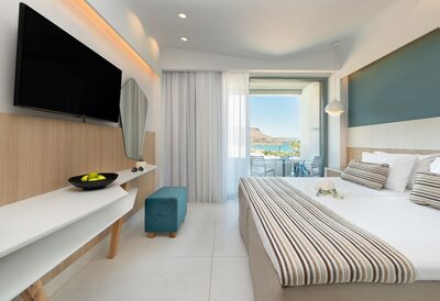 Hotel Arina Beach- letecký záber -letecký zájazd CK Turancar-Kréta-Agia Marina
