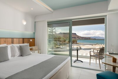 Hotel Arina Beach- letecký záber -letecký zájazd CK Turancar-Kréta-Agia Marina