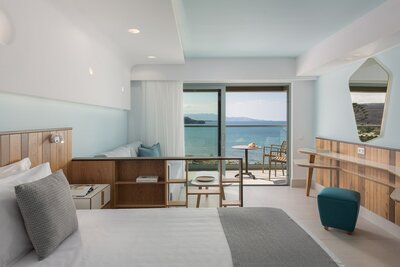 Hotel Arina Beach- letecký záber -letecký zájazd CK Turancar-Kréta-Agia Marina
