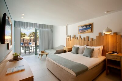 Hotel Arina Beach- letecký záber -letecký zájazd CK Turancar-Kréta-Agia Marina