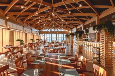 Hotel Arina Beach- letecký záber -letecký zájazd CK Turancar-Kréta-Agia Marina