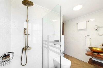 A for Art designe hotel - Thasos - Limenas - izba, kúpeľňa - Zájazd CK Turancar