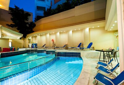Elina hotel Apartments-hotel-letecký zájazd CK Turancar-Kréta-Rethymno