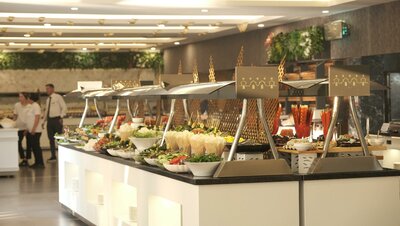 Aria Resort & Spa - bufetové stoly - letecký zájazd CK Turancar - Turecko, Konakli