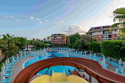Palmeras Beach Hotel - bazén - letecký zájazd CK Turancar - Turecko, Konakli