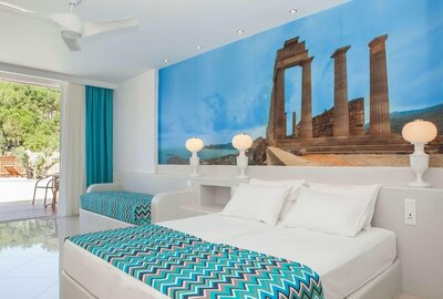 Hotel Esperos Village Blue - summer style room so zdieľaným bazénom -  letecký zájazd CK Turancar (Rodos, Faliraki)