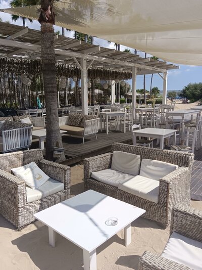 Hotel Dome Beach , vonkajšie sedenie, Ayia Napa, Cyprus, vonkajšie posedenie - letecký zájazd s CK Turancar