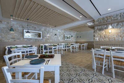 hotel Atantica beach - reštaurácia - letecký zájazd CK Turancar - Kos, Kardamena