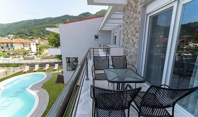 Hotel Amalthia-Skala Potamias-Thasos-exteriér a bazén - autobusový zájazd CK TURANCAR