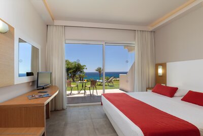 Hotel Rodos Princess - rodinná izba s výhľadom na more - letecký zájazd CK Turancar (Rodos, Kiotari)