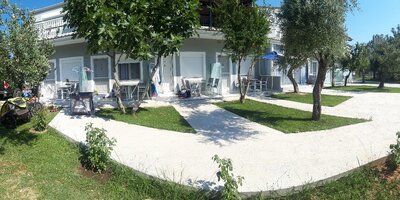 Aparthotel Hara beach - Skala Rachoni - Thasos - exteriér -  letecký zájazd CK TURANCAR