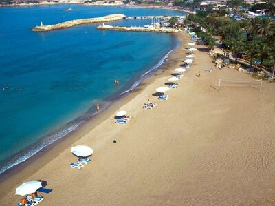 Coral Beach Hotel Resort - pláž - letecký zájazd CK Turancar - Cyprus, Coral Bay