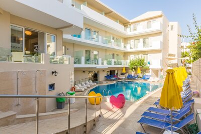 Hotel Dimitrios Beach - hotel - letecký zájazd CK Turancar - Kréta, Rethymno