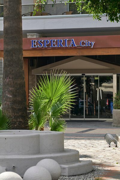 Hotel Esperia City - hotelový vchod - letecký zájazd CK Turancar (Rodos, Rodos)