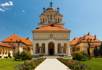 CK Turancar, autobusový poznávací zájazd, Rumunsko - Sedmohradsko a Transylvánia, Sinaia, kostol patriaci kláštoru