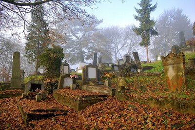 CK Turancar, autobusový poznávací zájazd, Rumunsko - Sedmohradsko a Transylvánia, historický cintorín