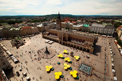CK Turancar, autobusový poznávací zájazd, Poľsko - Rynek Glowny, hlavné námestie