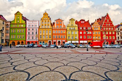 CK Turancar, autobusový poznávací zájazd, Poľsko, Wroclaw - centrum mesta