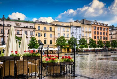CK Turancar, autobusový poznávací zájazd, Poľsko, Krakow - historické centrum mesta