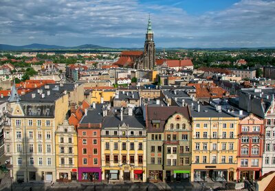 CK Turancar, autobusový poznávací zájazd, Krakow a Wroclaw, Swidnica, Historické centrum