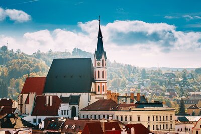 CK Turancar, autobusový poznávací zájazd, Česká republika, Český Krumlov - kostol sv. Víta