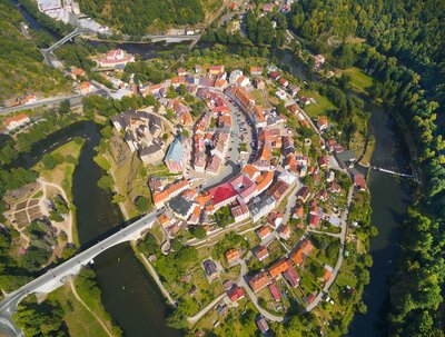 CK Turancar, autobusový poznávací zájazd, Česká republika, Loket - centrum mesta