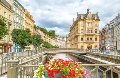 CK Turancar, autobusový poznávací zájazd, Česká republika, Karlovy Vary - centrum mesta