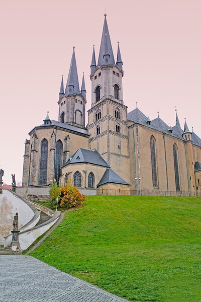 CK Turancar, autobusový poznávací zájazd, Zlatý český trojuholník, Cheb, kostol sv. Mikuláša