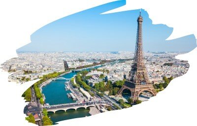 CK Turancar, Letecký poznávací zájazd, Francúzsko, Paríž, leták