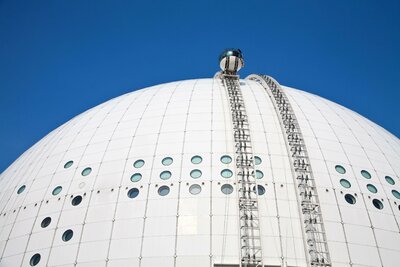 CK Turancar, Letecký poznávací zájazd, Švédsko, Štokholm, Ericsson Globe SkyView